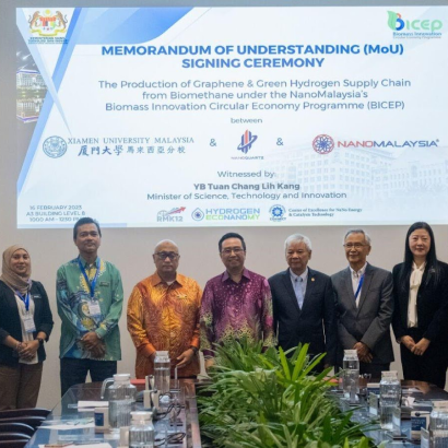 Memorandum of Understanding (MoU) with NanoMalaysia and Nano Quartz Sdn. Bhd. witnessed by Minister of Science, Technology and Innovation (MOSTI), YB Chang Lih Kang