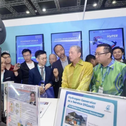 Participated in the launch of Hydrogen Economy & Technology Roadmap (HETR) by Deputy Prime Minster at International Greentech & Eco Products Exhibition & Conference Malaysia (IGEM) 2023.